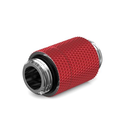 PrimoChill Dual Male G 1/4in. SX Rotary Extension Coupler - PrimoChill - KEEPING IT COOL Candy Red