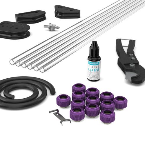 PrimoChill Complete 1/2 Inch PETG / RSX Combo Pack - PrimoChill - KEEPING IT COOL Candy Purple