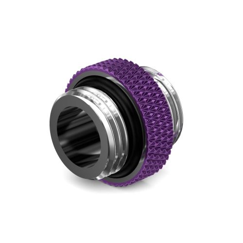 PrimoChill Dual Male G 1/4in. SX Mini Extension Coupler - PrimoChill - KEEPING IT COOL Candy Purple