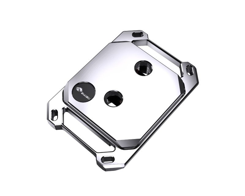 Bykski CPU-XPR-M-V3 High-Performance CPU Water Cooling Block - Featuring Aggressive 0.08mm Fins - Sturdy Mounting Construction with Elite Cooling - for AMD Ryzen 3/5/7/9 (AM4/AM5) - Silver