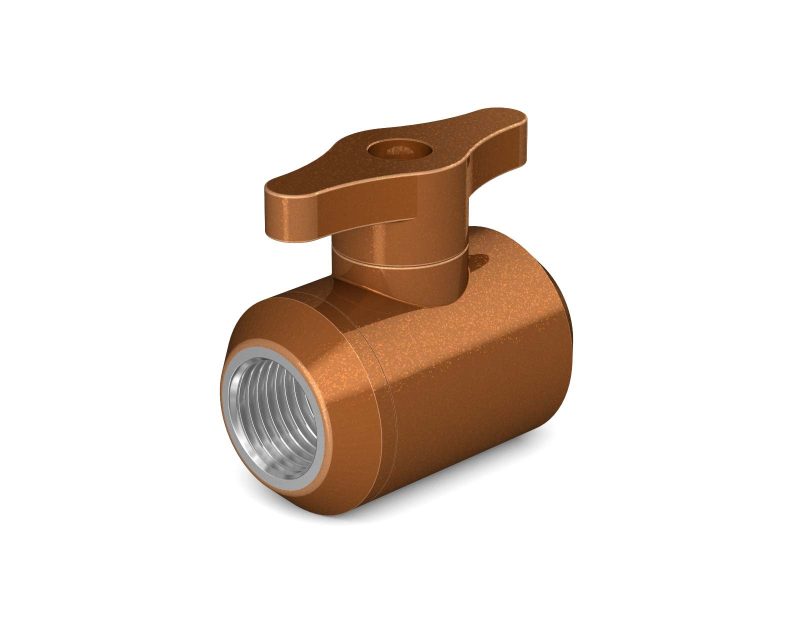 PrimoChill Female to Female G 1/4 Drain Ball Valve - PrimoChill - KEEPING IT COOL Copper