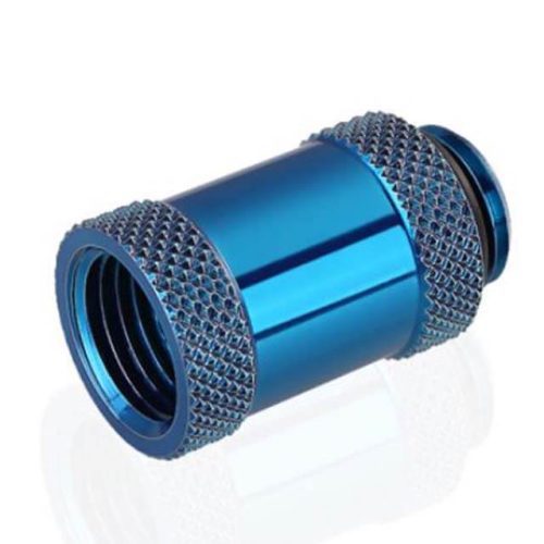 Bykski G 1/4in. Male/Female Extension Coupler - 25mm (B-EXJ-25) - Blue