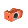 PrimoChill Male to Female G 1/4in. Supported Offset Rotary Fitting - Candy Copper