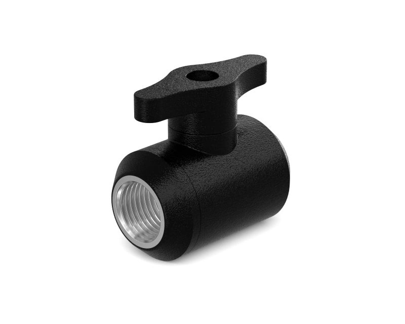 PrimoChill Female to Female G 1/4 Drain Ball Valve - PrimoChill - KEEPING IT COOL TX Matte Black