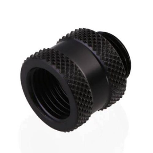 Bykski G 1/4in. Male/Female Extension Coupler - 15mm (B-EXJ-15) - Black