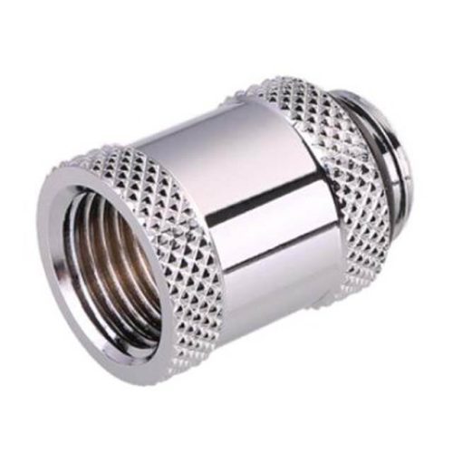 Bykski G 1/4in. Male/Female Extension Coupler - 20mm (B-EXJ-20) - Silver