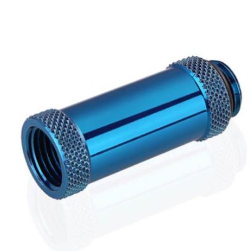 Bykski G 1/4in. Male/Female Extension Coupler - 40mm (B-EXJ-40) - Blue