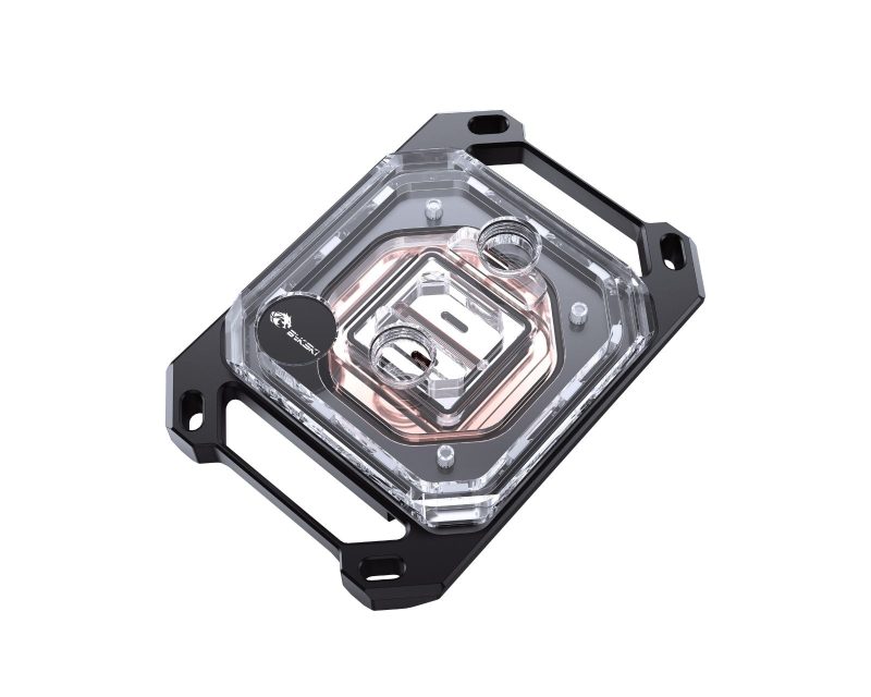 Bykski CPU-XPR-M-V3 High-Performance CPU Water Cooling Block - Featuring Aggressive 0.08mm Fins - Sturdy Mounting Construction with Elite Cooling - for AMD Ryzen 3/5/7/9 (AM4/AM5) - Black