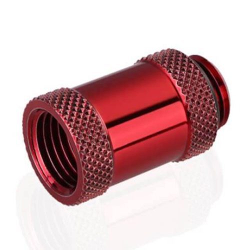 Bykski G 1/4in. Male/Female Extension Coupler - 25mm (B-EXJ-25) - Red