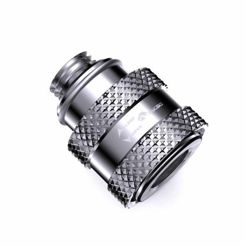 Bykski G1/4 Male to Female Pull Drain Valve (CC-HP-X-V4) - Silver