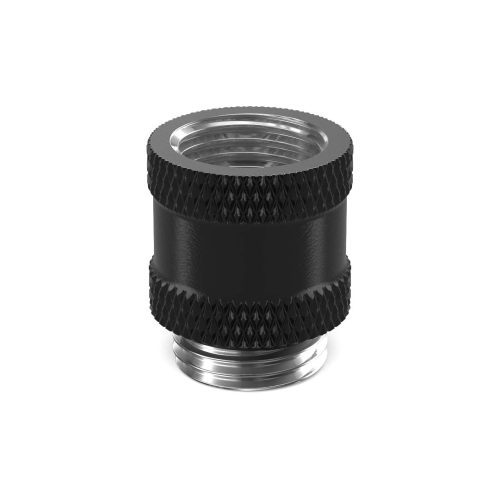 PrimoChill Male to Female G 1/4in. 15mm SX Extension Coupler - Satin Black