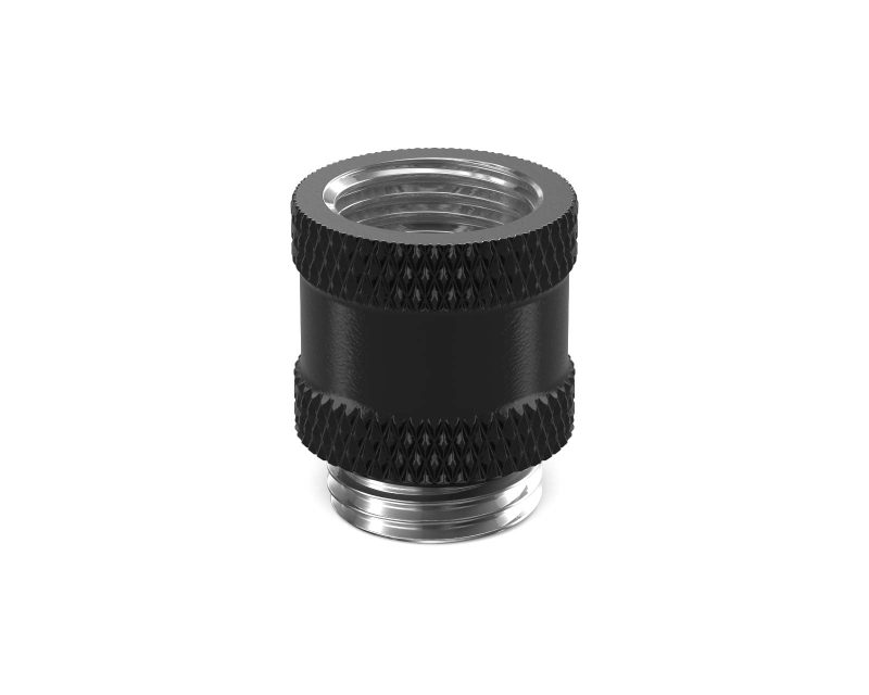 PrimoChill Male to Female G 1/4in. 15mm SX Extension Coupler - Satin Black