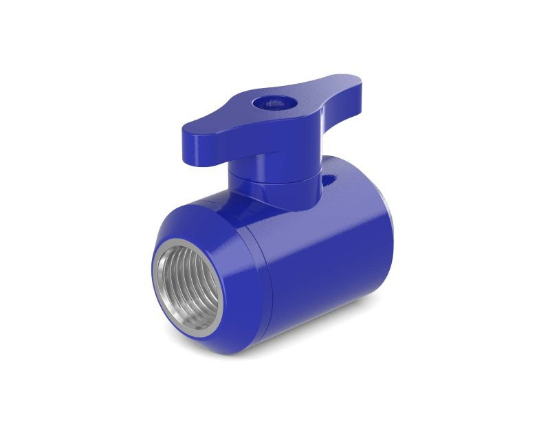 PrimoChill Female to Female G 1/4 Drain Ball Valve - PrimoChill - KEEPING IT COOL True Blue