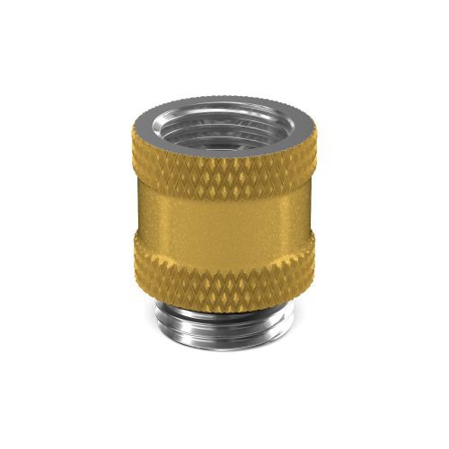 PrimoChill Male to Female G 1/4in. 15mm SX Extension Coupler - Gold