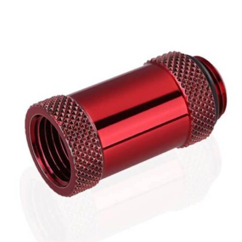 Bykski G 1/4in. Male/Female Extension Coupler - 30mm (B-EXJ-30) - Red