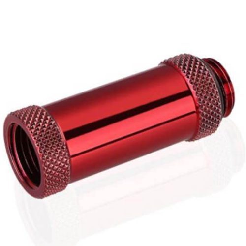 Bykski G 1/4in. Male/Female Extension Coupler - 40mm (B-EXJ-40) - Red