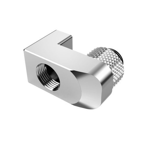 Bykski G 1/4in. Male to Female Supported Rotary Offset Fitting (CC-HR-15-X) - Silver