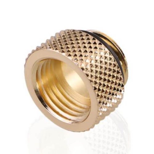 Bykski G 1/4in. Male/Female Extension Coupler - 7.5mm (B-EXJ-7.5) - Gold