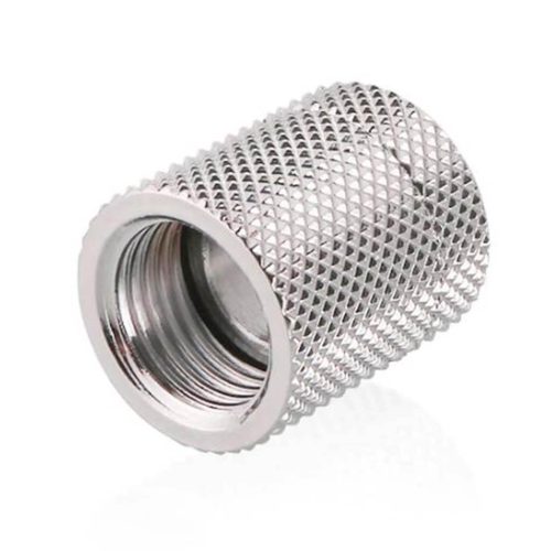 Bykski G1/4 Dual Female Straight Rotary Coupler (B-DTSO-N) - Silver