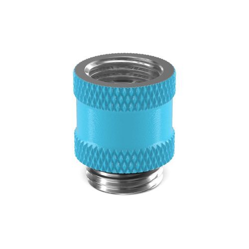 PrimoChill Male to Female G 1/4in. 15mm SX Extension Coupler - Sky Blue