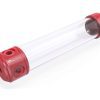 Bykski 50mm Anodized Aluminum Cylindrical Reservoir - 260mm (CT-AL-V2) - Red