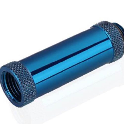 Bykski G 1/4in. Male/Female Extension Coupler - 50mm (B-EXJ-50) - Blue