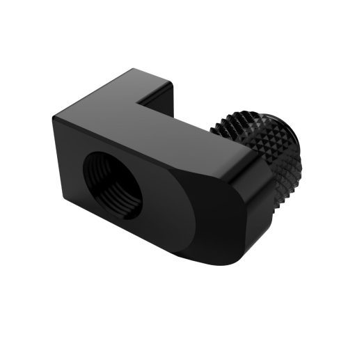 Bykski G 1/4in. Male to Female Supported Rotary Offset Fitting (CC-HR-15-X) - Black