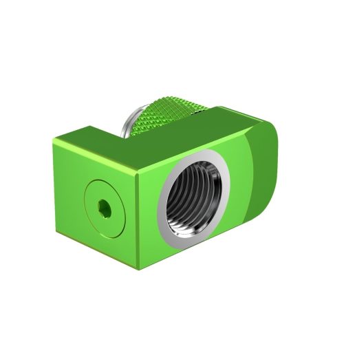 PrimoChill Male to Female G 1/4in. Supported Offset Rotary Fitting - Toxic Candy