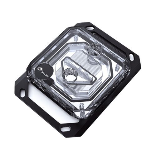 Bykski CPU-XPR-C-M High-Efficiency CPU Water Cooling Block - Featuring High Flow Optimized 0.2mm Fins - Clean Design - for AMD Ryzen 3/5/7/9 (AM4/AM5) - Black