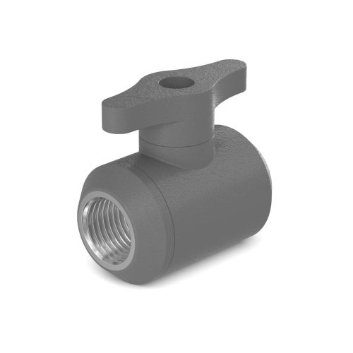 PrimoChill Female to Female G 1/4 Drain Ball Valve - PrimoChill - KEEPING IT COOL TX Matte Gun Metal