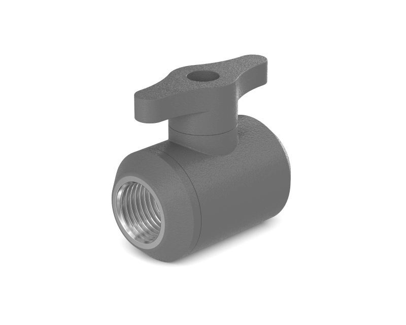 PrimoChill Female to Female G 1/4 Drain Ball Valve - PrimoChill - KEEPING IT COOL TX Matte Gun Metal