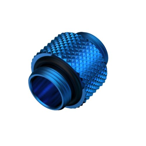 Bykski G1/4 Dual Male Extension Coupler (B-DTJ-S) - Blue