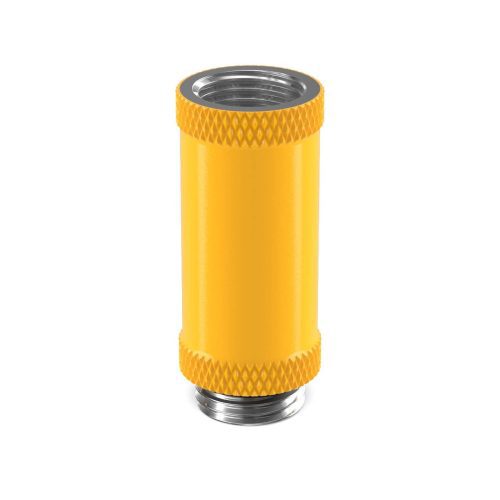 PrimoChill Male to Female G 1/4in. 35mm SX Extension Coupler - PrimoChill - KEEPING IT COOL Yellow