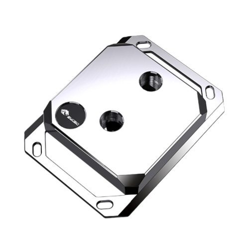 Bykski CPU-XPR-C-M High-Efficiency CPU Water Cooling Block - Featuring High Flow Optimized 0.2mm Fins - Clean Design - for AMD Ryzen 3/5/7/9 (AM4/AM5) - Silver